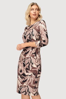 Sukienka Amelia wzór cappuccino 257