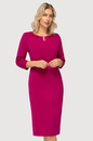 Sukienka Bianca fuksja z marszczeniami