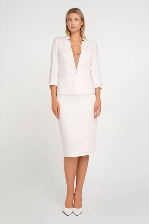 Garsonka ecru z bolerkiem - Adele